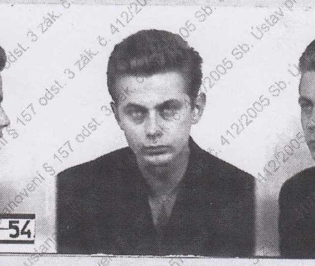 Miroslav Froyda, foto z roku 1954 z vyšetřovacího spisu z Archivu bezpečnostních složek